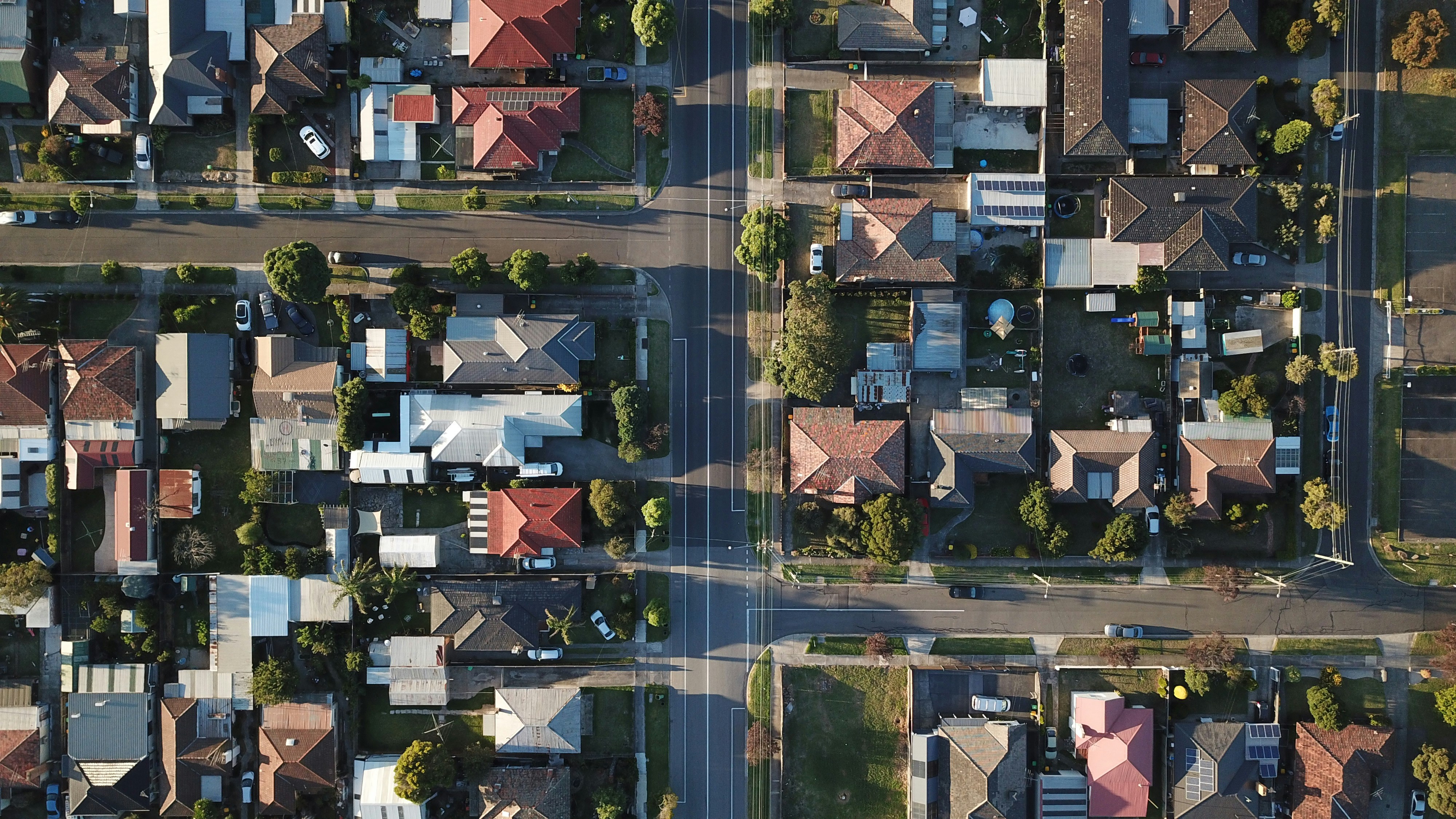 A birds-eye view of suburbia