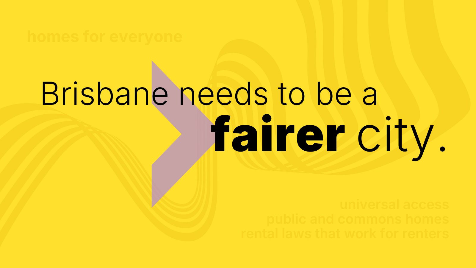 Brisbane needs to be a fairer city.